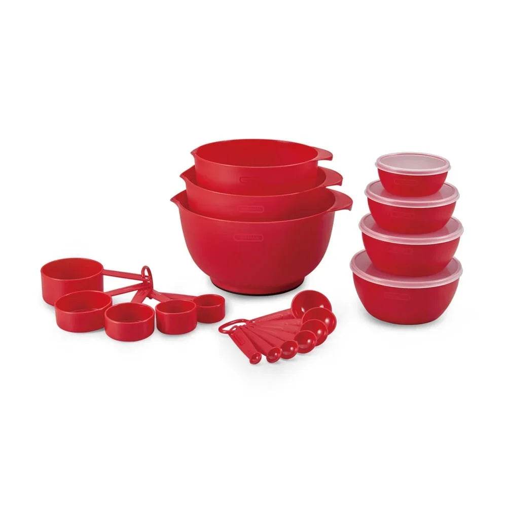Pro 23 Piece Plastic Baking Set with Mixing Bowls - Loft&Timber