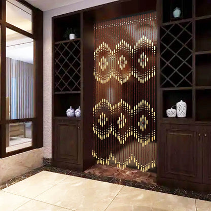 35.43*68.9inch Wooden Door Beaded Curtain - Loft&Timber