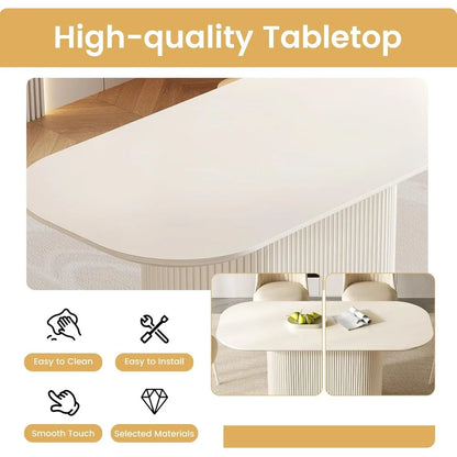 70" Rectangle Dining Table for 4-6 - Loft&Timber