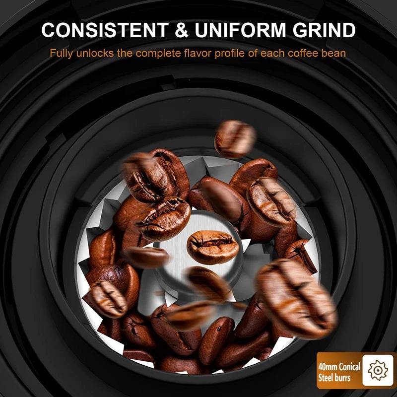 Automatic Conical Burr Coffee Grinder - Loft&Timber