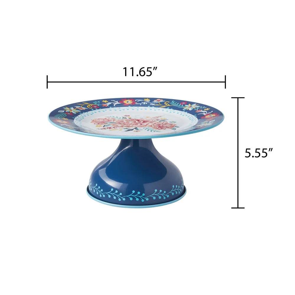 Keepsake Floral Enamel Cake Stand - Loft&Timber