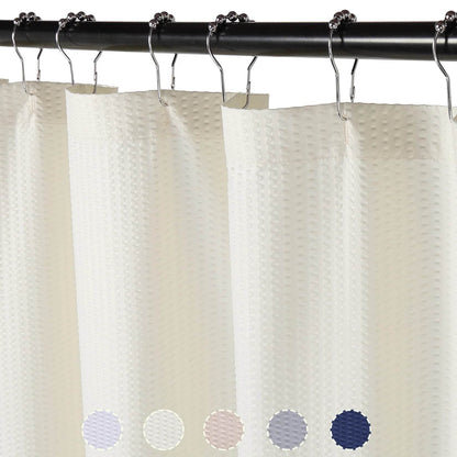 Shower Curtain Soft Microfiber Shower Curtain, Water Repellent 72x72Inches - Loft&Timber