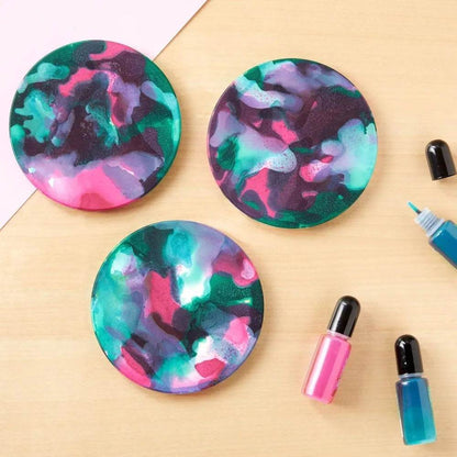 12 Round Unglazed Ceramic Tiles - Loft&Timber