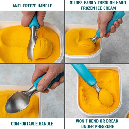 Stainless Steel Ice Cream Scoop - Professional Ice Scooper - Loft&Timber