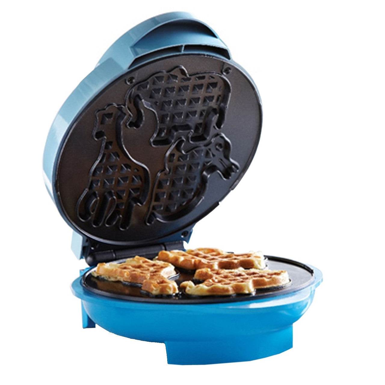 Brentwood Animal Shaped Waffle Maker in Blue - Loft&Timber