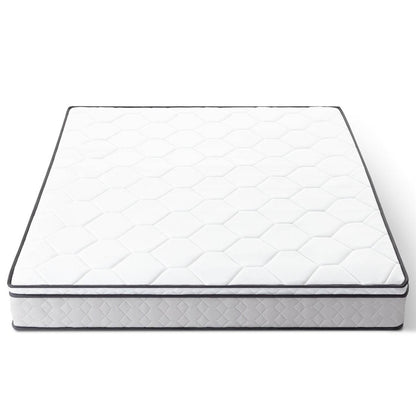 Twin size 8-inch Plush Memory Foam Innerspring Hybrid Mattress - Loft&Timber