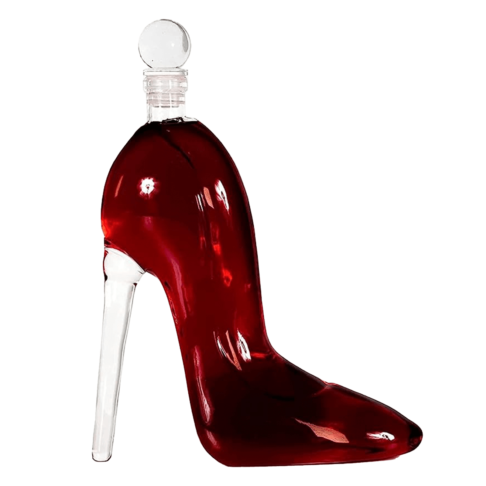 Heel Stiletto High Heels Shape Decanter Whiskey and Wine Decanter with Stopper - Handcrafted High Heel Decanter for Wine Liquor Rum Bourbon Tequila, Elegant Decanter Gifts for Women - Copyright Design - Loft&Timber