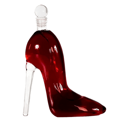 Heel Stiletto High Heels Shape Decanter Whiskey and Wine Decanter with Stopper - Handcrafted High Heel Decanter for Wine Liquor Rum Bourbon Tequila, Elegant Decanter Gifts for Women - Copyright Design - Loft&Timber
