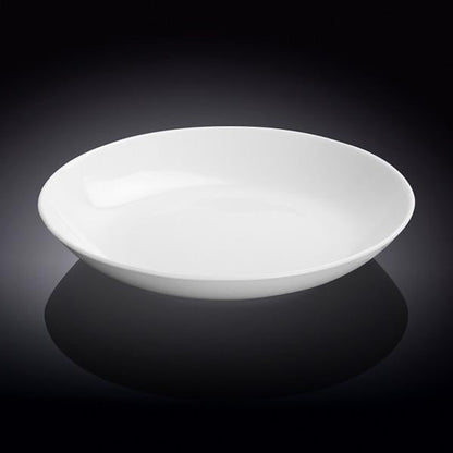 White Round Deep Plate 10" inch | 25.5 Cm - Loft&Timber