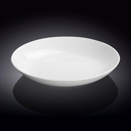White Round Deep Plate 10" inch | 25.5 Cm - Loft&Timber