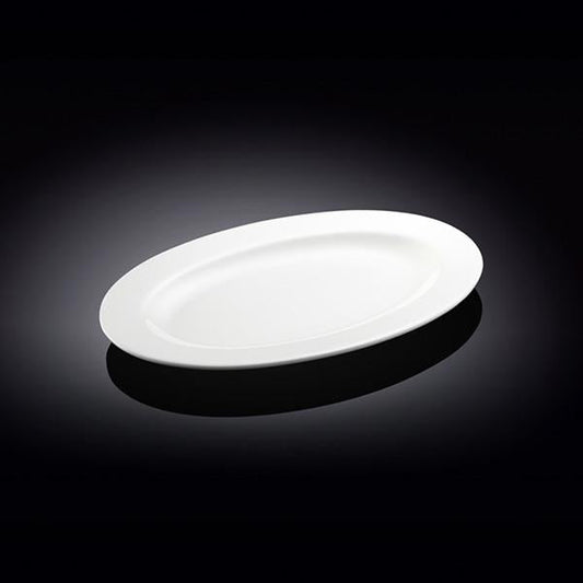 White Professional Oval Plate / Platter 10" inch | - Loft&Timber
