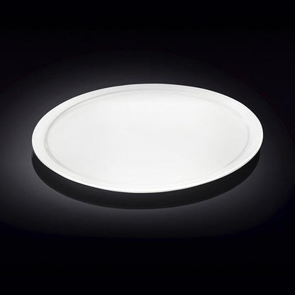 White Personal Pizza Plate 14" inch | 35.5 Cm - Loft&Timber