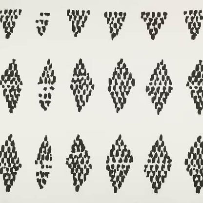 72 x 72 in. Cotton Polly Shower Curtain with Black White Rhombus Dots Pattern - Loft&Timber