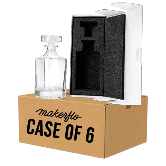 Whiskey Decanter - Square - 750mL - Loft&Timber