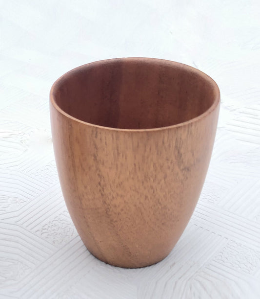 Zavis Green Acacia Wood Glass / Cup Dia: 3.15" x H3.70" Capacity: 8.4 OZ / 250ml | Dishwasher Safe - Loft&Timber