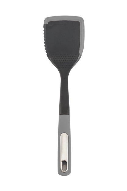 Silicone Scratch and Heat Resistance Edge Solid Turner, Grey - Loft&Timber