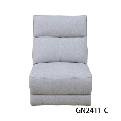 sofa Off-white Lambswool 4-Piece Living Room Recliner Sofa - Loft&Timber