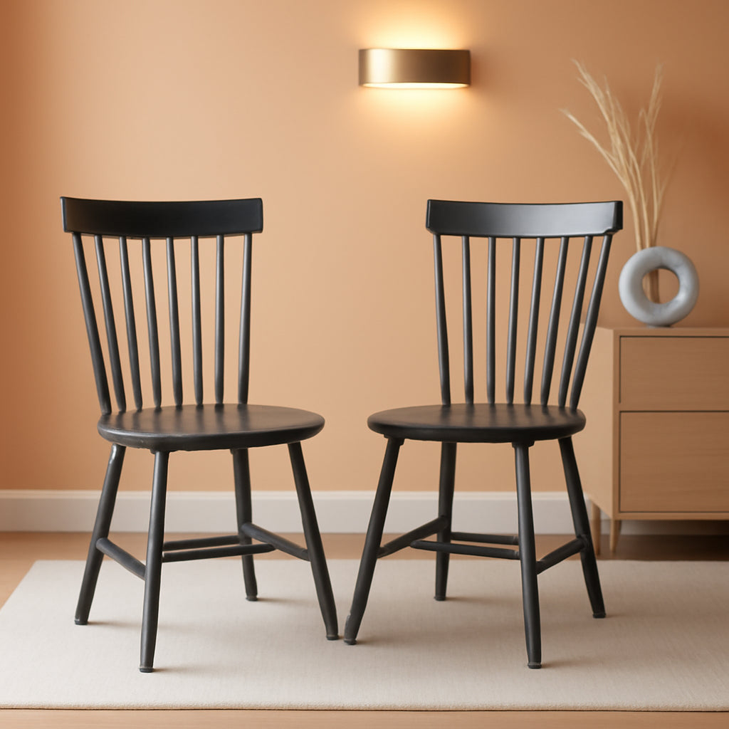 Parker Parkse Side Chair Charcoal Grey 20.5 W x 21 D Dining Chair-0