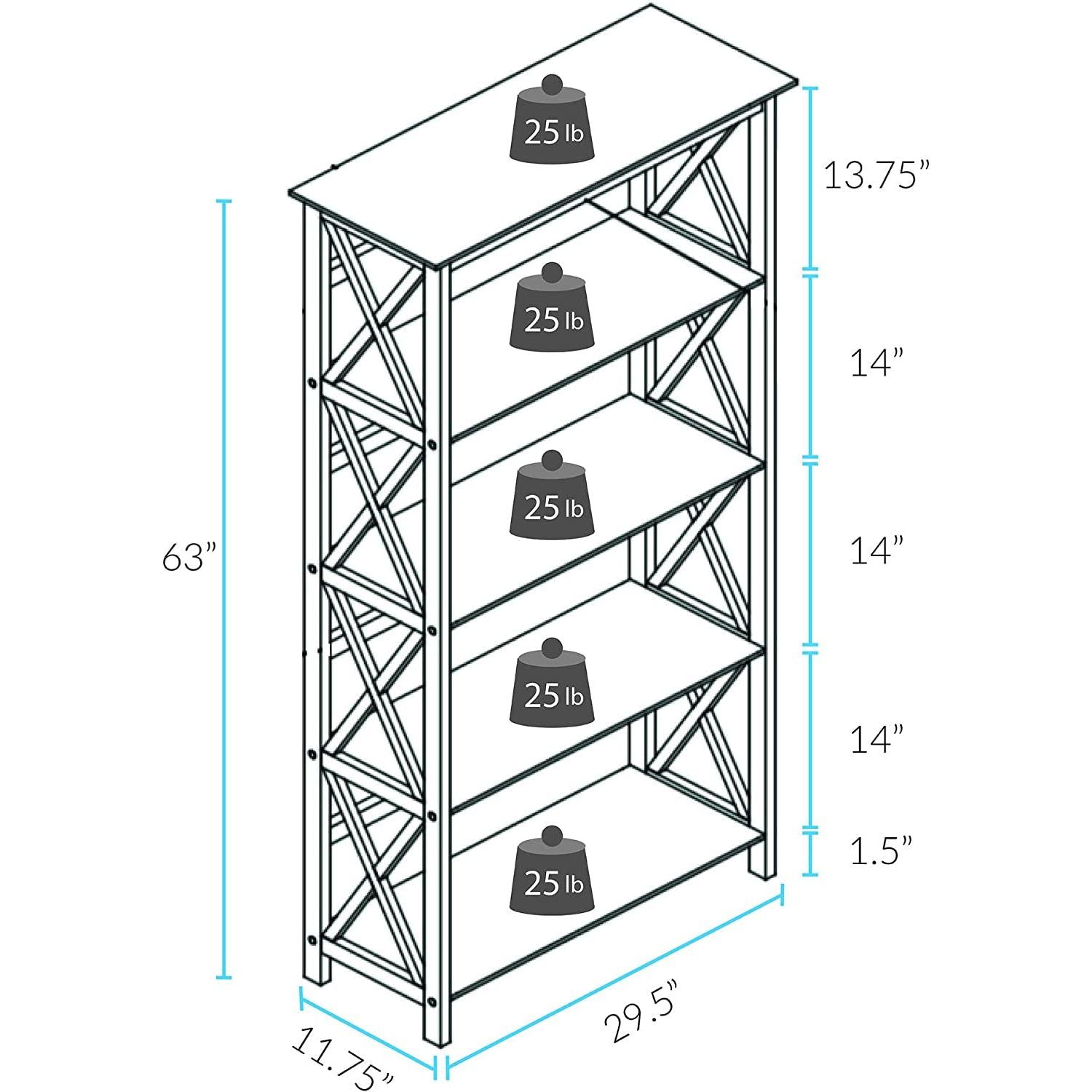 8-Shelf Bookcase-3