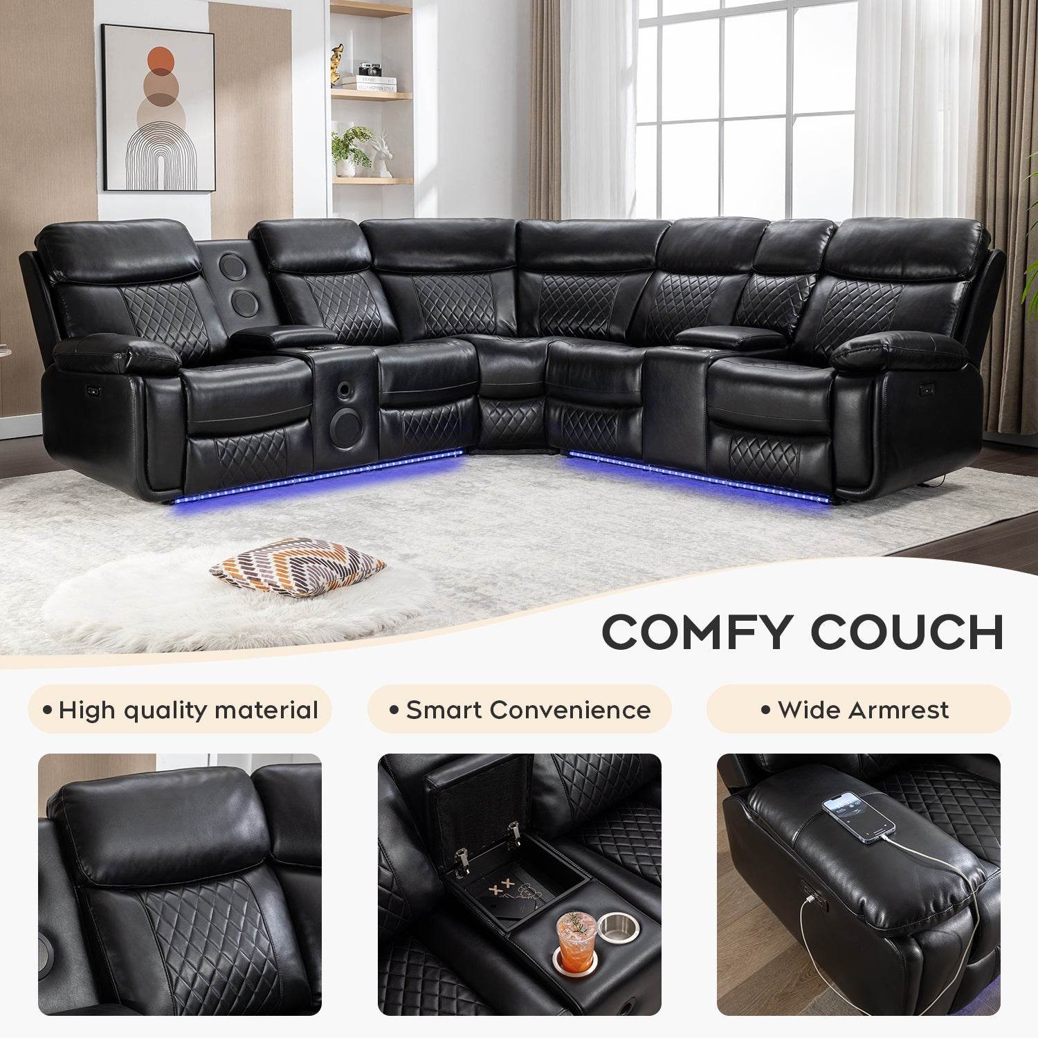 Power Recliner Couches - Loft&Timber