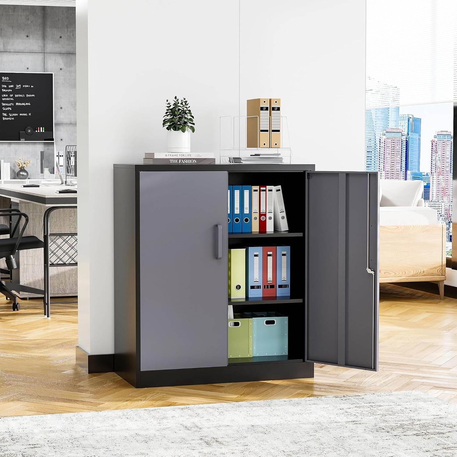 Metal Storage Cabinet - Loft&Timber