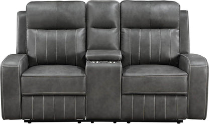 Gray Reclining Loveseat rana - Loft&Timber