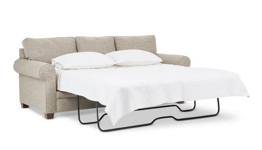 Elegant Queen Sleep Sofa With Quilted Mattress Comfort - Loft&Timber