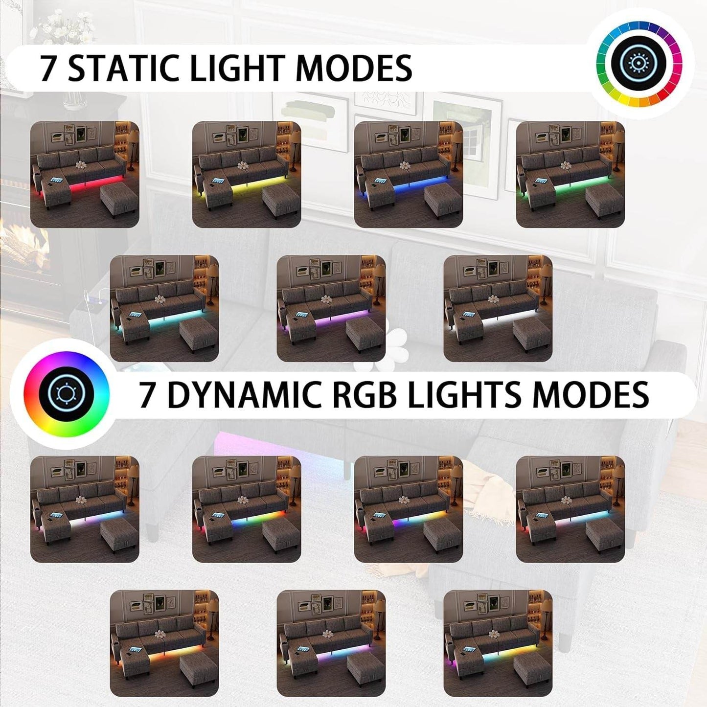 Sectional Couches for Living Room - Loft&Timber