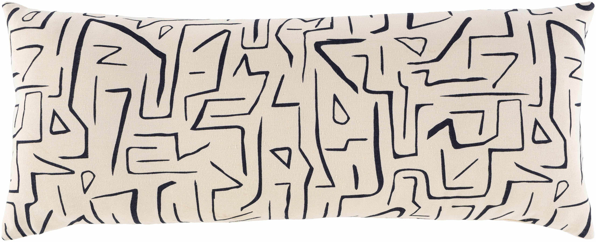 Belgrave Abstract Line Art Lumbar Pillow - Loft&Timber