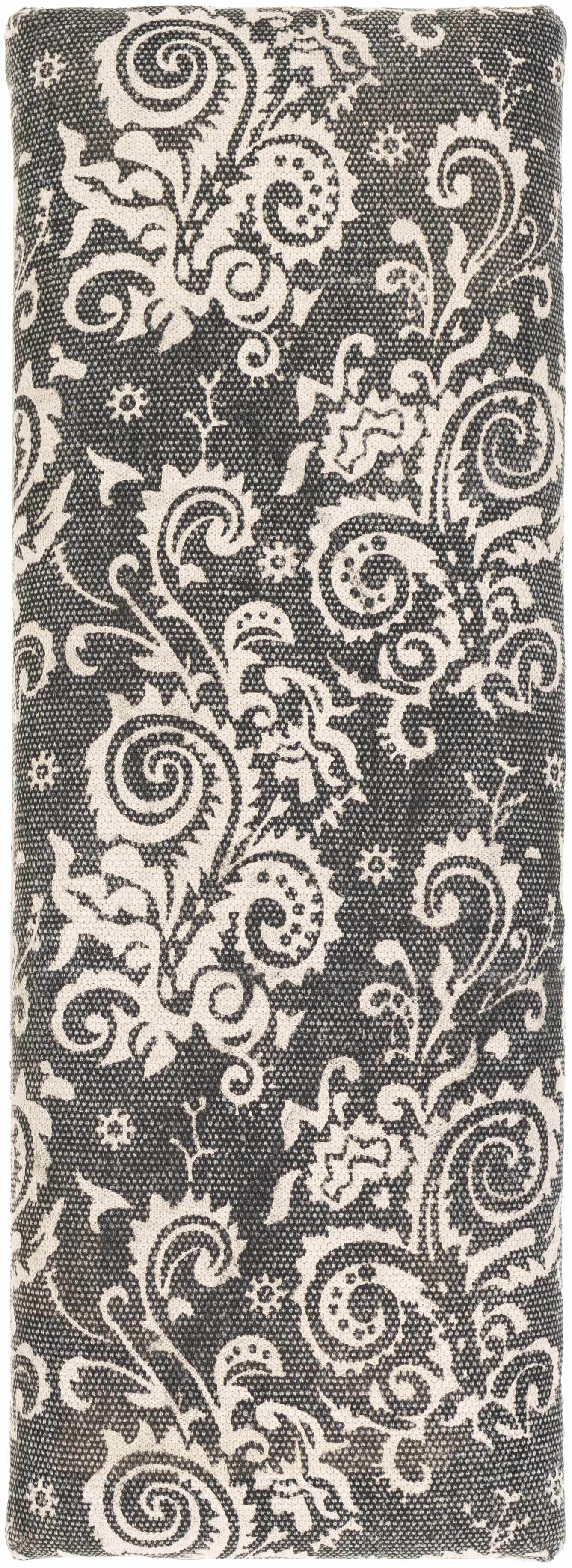 Bethpage Vintage Floral Mango Wood Bench - Loft&Timber