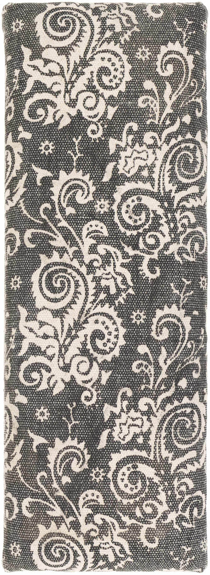 Bethpage Vintage Floral Mango Wood Bench - Loft&Timber