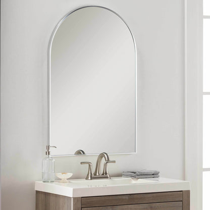 Brembilla Silver Gray Contemporary Mirror - Loft&Timber
