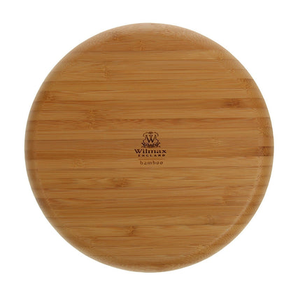 Bamboo Round Plate 9" inch |For Appetizers / Barbecue / Steak - Loft&Timber