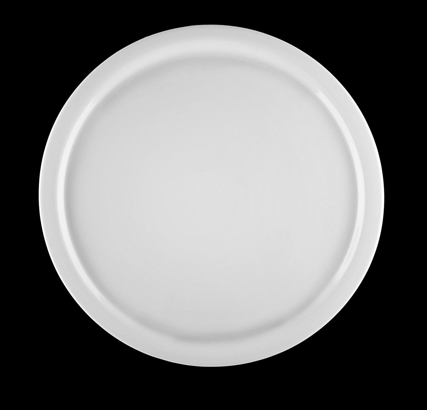 White Personal Pizza Plate 14" inch | 35.5 Cm - Loft&Timber
