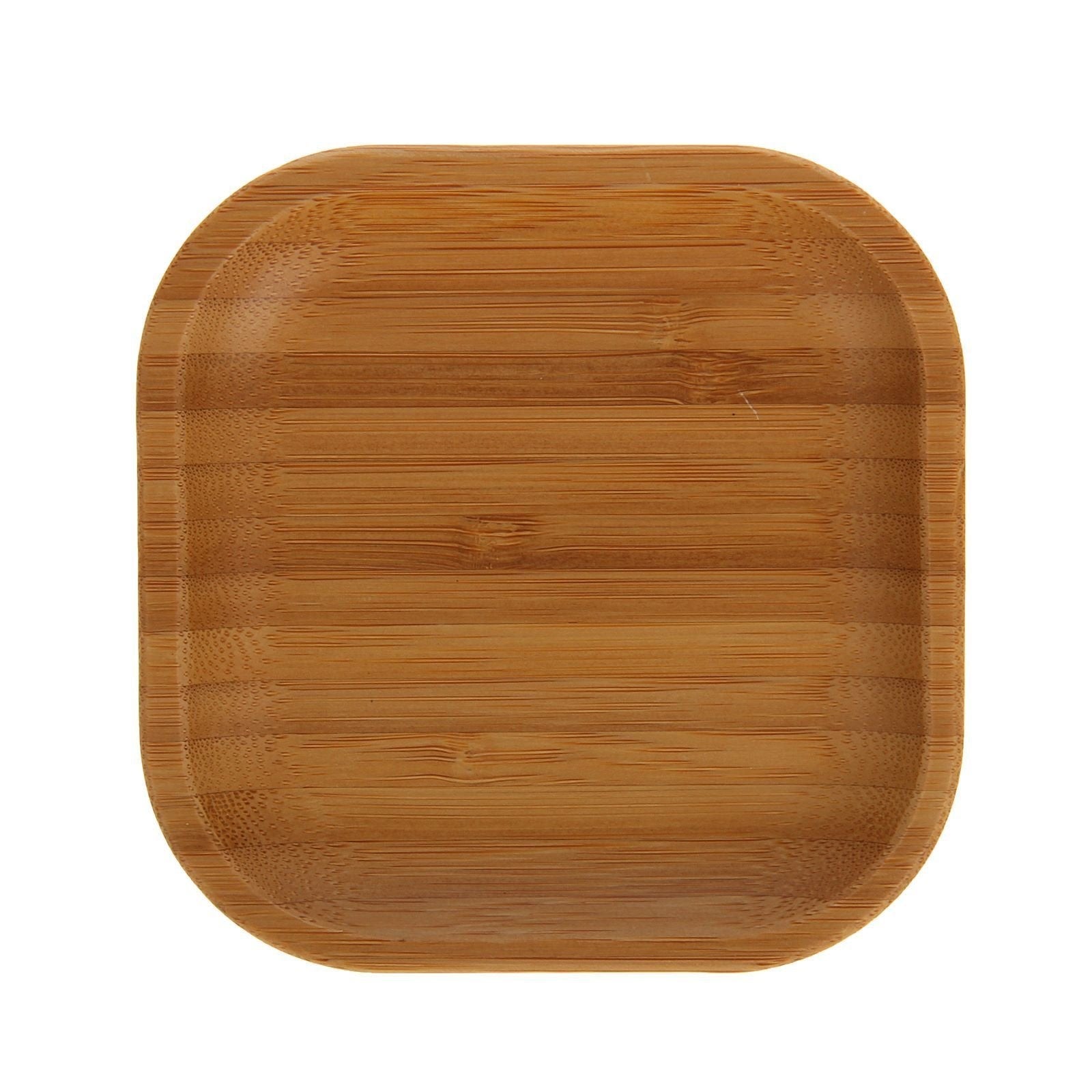 Set Of 12 Bamboo Square Plate 4" inchX 4" inch | For Appetizers - Loft&Timber