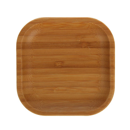 Set Of 12 Bamboo Square Plate 4" inchX 4" inch | For Appetizers - Loft&Timber