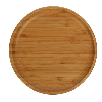 Bamboo Round Plate 9" inch |For Appetizers / Barbecue / Steak - Loft&Timber