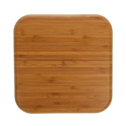Bamboo Square Plate 11" inch X 11" inch |For Appetizers / Barbecue / Steak - Loft&Timber