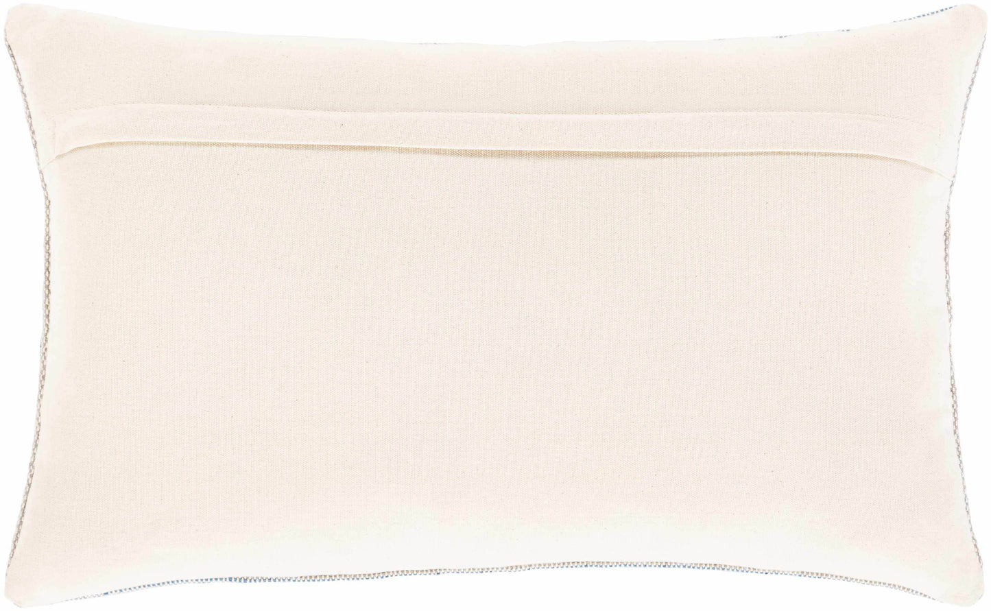 Boyanup Cream Geometric Embroidery Lumbar Pillow - Clearance - Loft&Timber