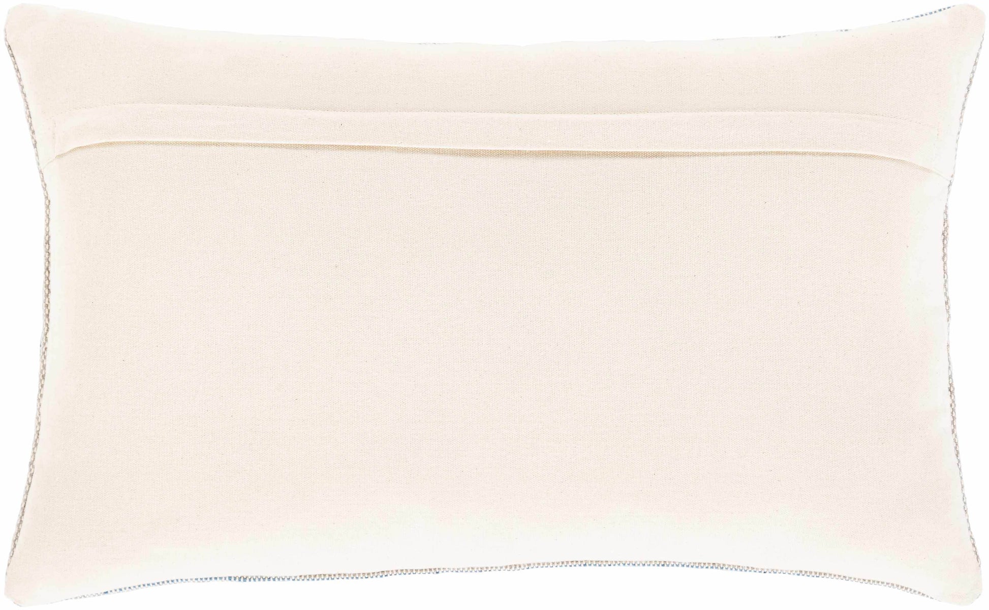 Boyanup Cream Geometric Embroidery Lumbar Pillow - Clearance - Loft&Timber