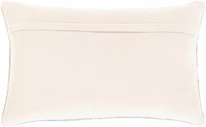 Boyanup Cream Geometric Embroidery Lumbar Pillow - Clearance - Loft&Timber