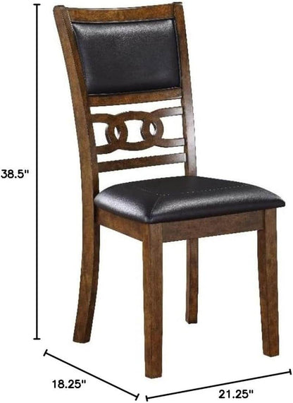 Gia Dining Chairs, Set of 2, Brown - Loft&Timber