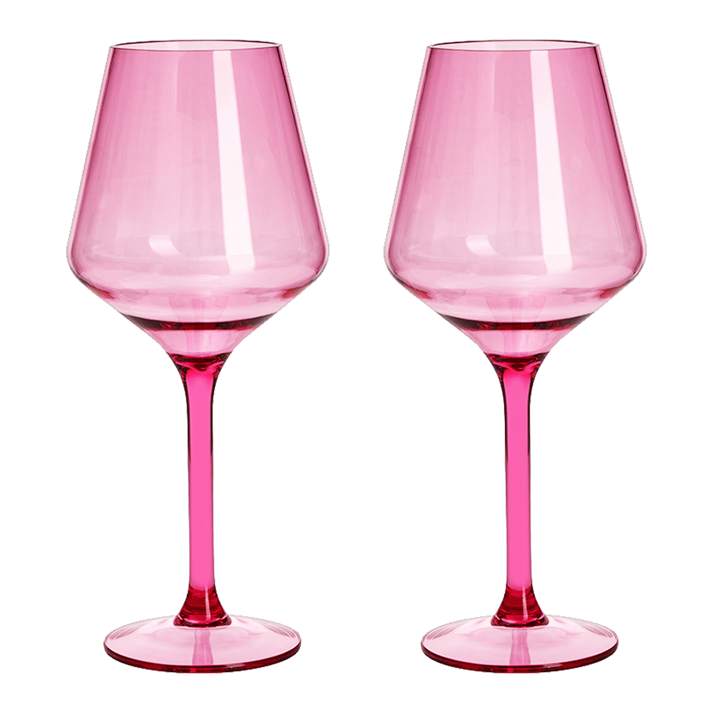 Floating Wine Glasses for Pool - Set of 2-15 OZ Shatterproof Poolside Wine Glasses, Tritan Plastic Reusable Stemware, Beach Outdoor Cocktail, Wine, Champagne, Water Glassware - Spring Summer (Green) - Loft&Timber