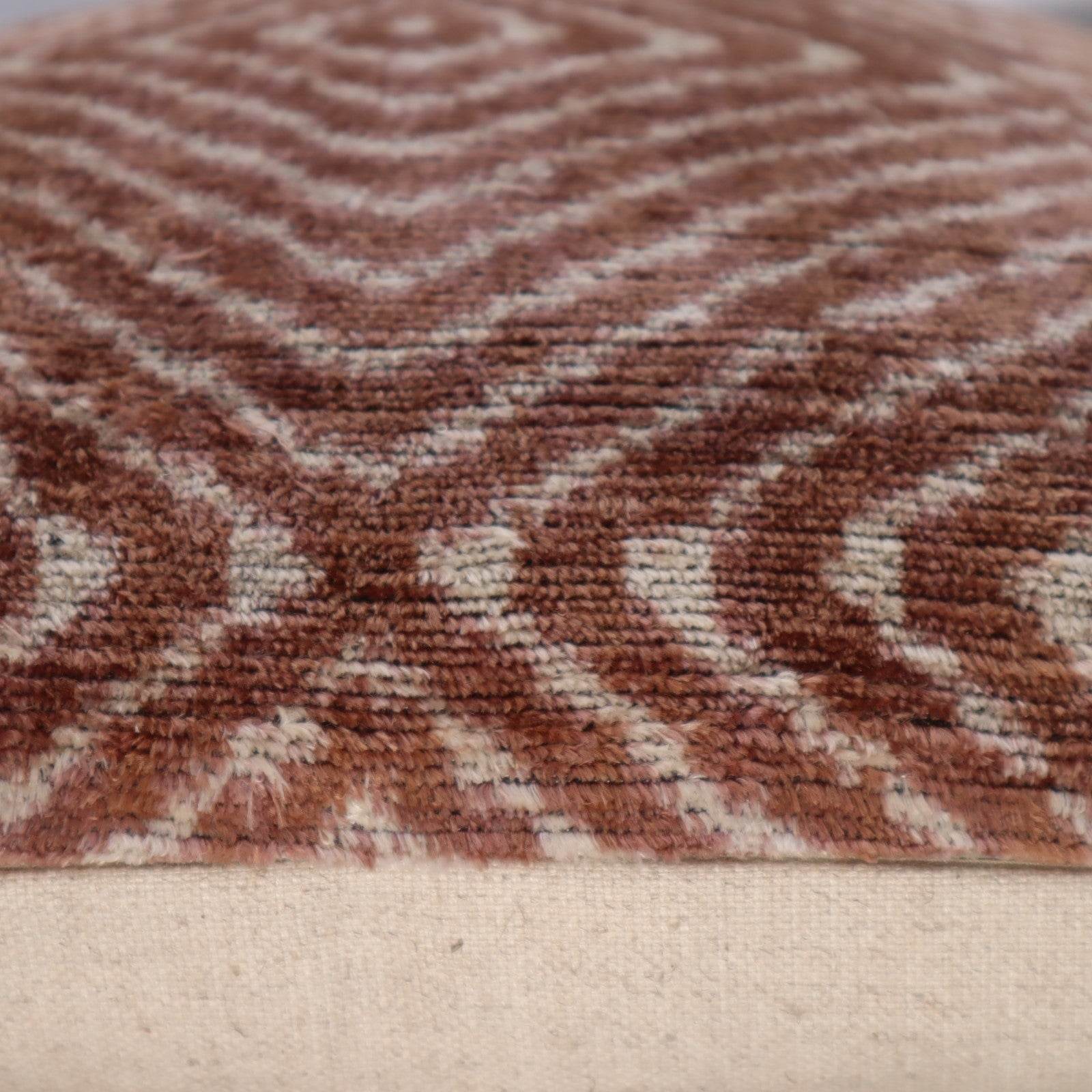 Canvello Brown Pillows With Luxury Decorative Cover - 16x16 in - Loft&Timber