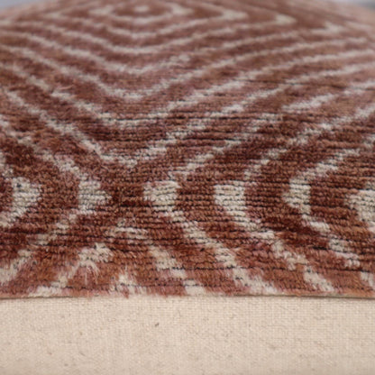 Canvello Brown Pillows With Luxury Decorative Cover - 16x16 in - Loft&Timber