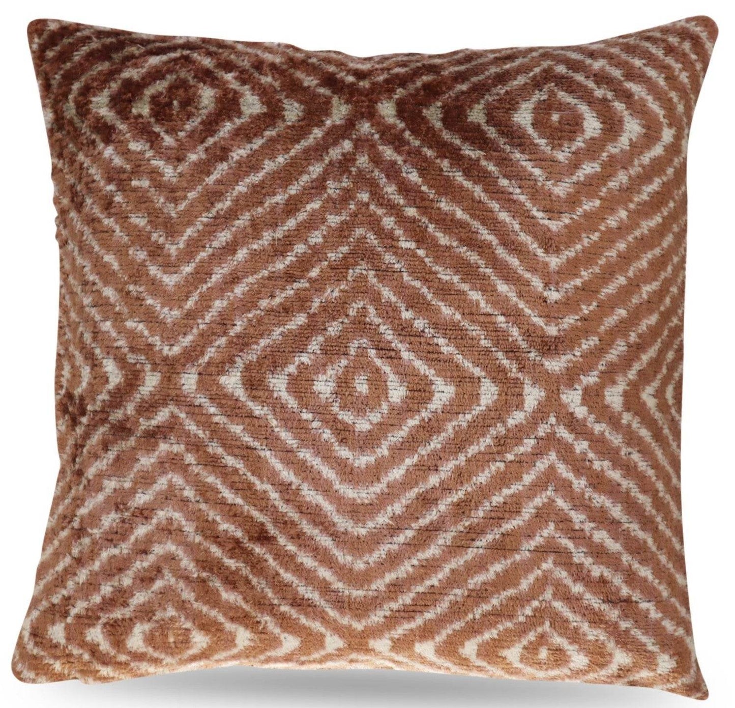 Canvello Brown Pillows With Luxury Decorative Cover - 16x16 in - Loft&Timber