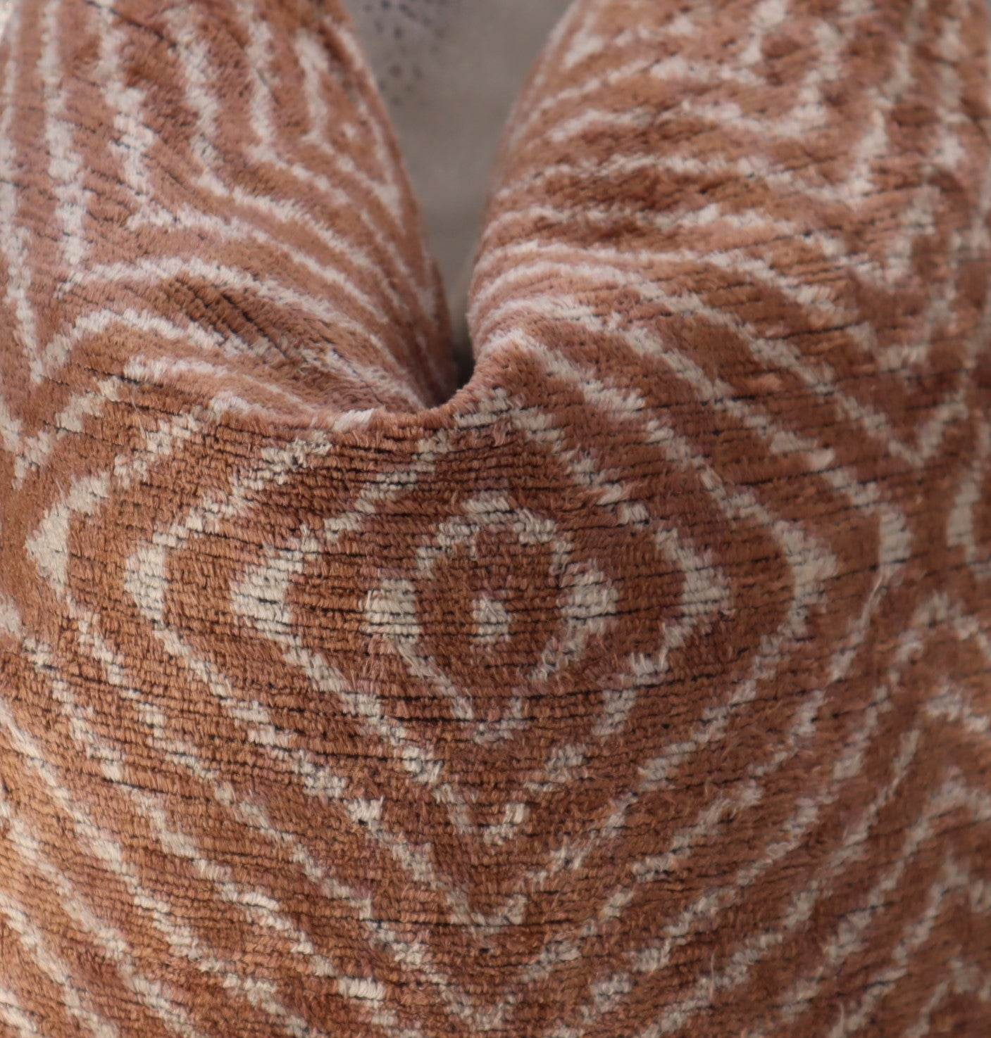 Canvello Brown Pillows With Luxury Decorative Cover - 16x16 in - Loft&Timber