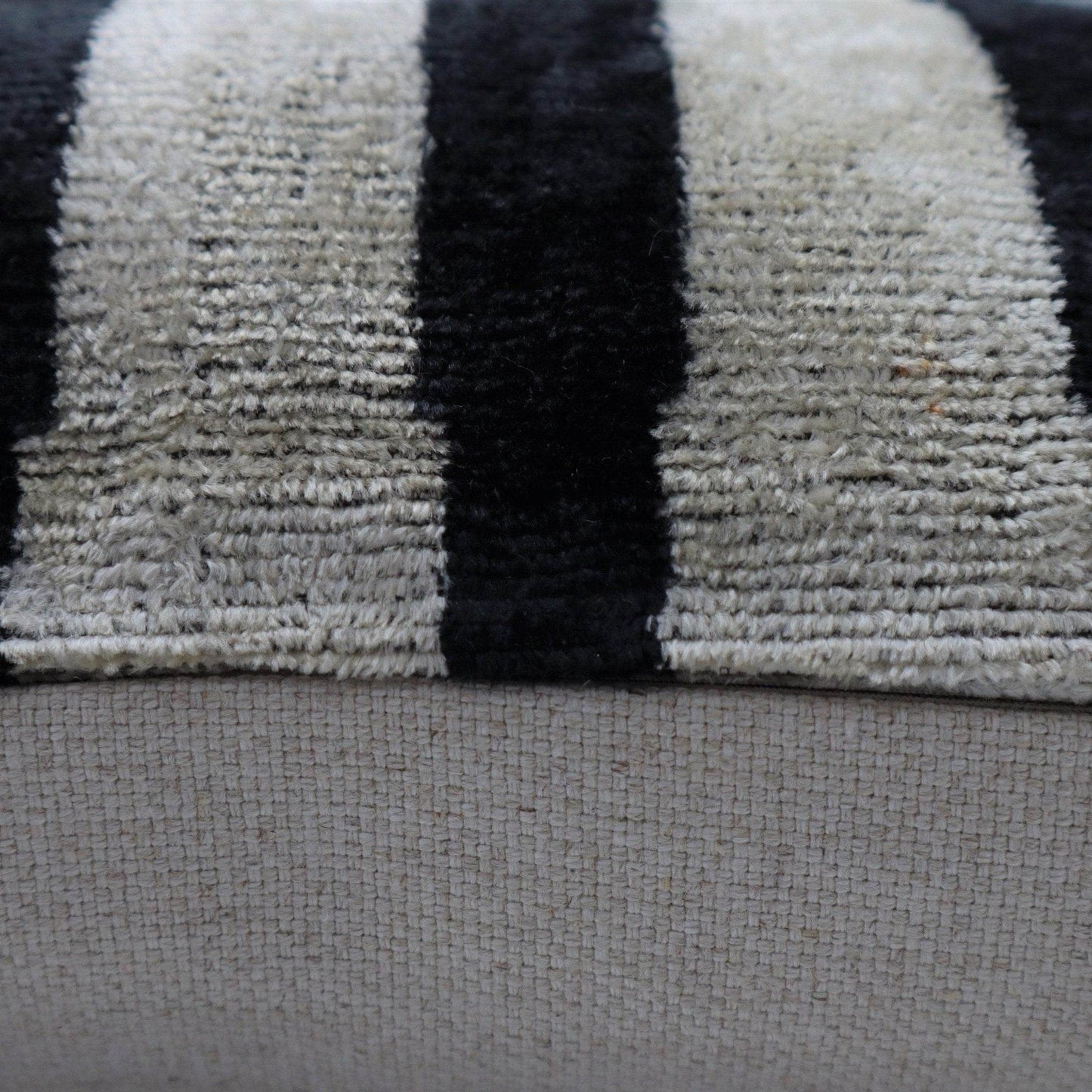 Canvello Decorative Black & White Pillow | 16x16 inch - Loft&Timber