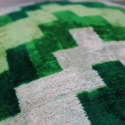 Canvello Decorative Green Throw Pillow Down Filled - 16x24 in - Loft&Timber