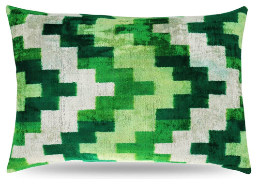 Canvello Decorative Green Throw Pillow Down Filled - 16x24 in - Loft&Timber